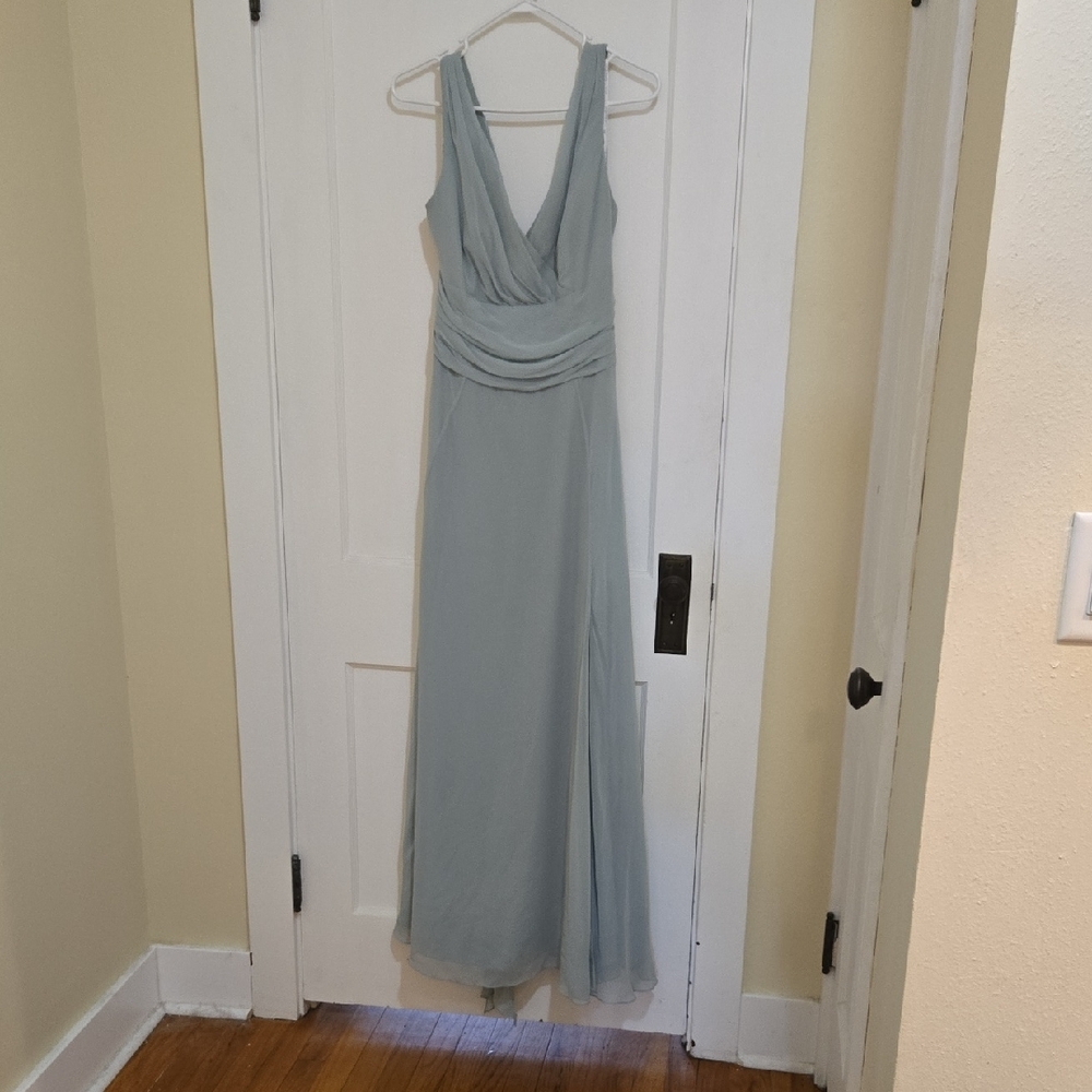 Sage Bridesmaids Dress From David's Bridal